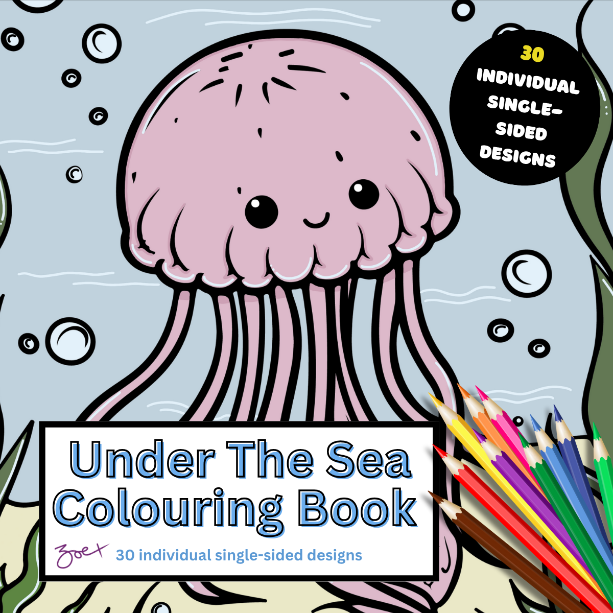 Under The Sea Colouring Book