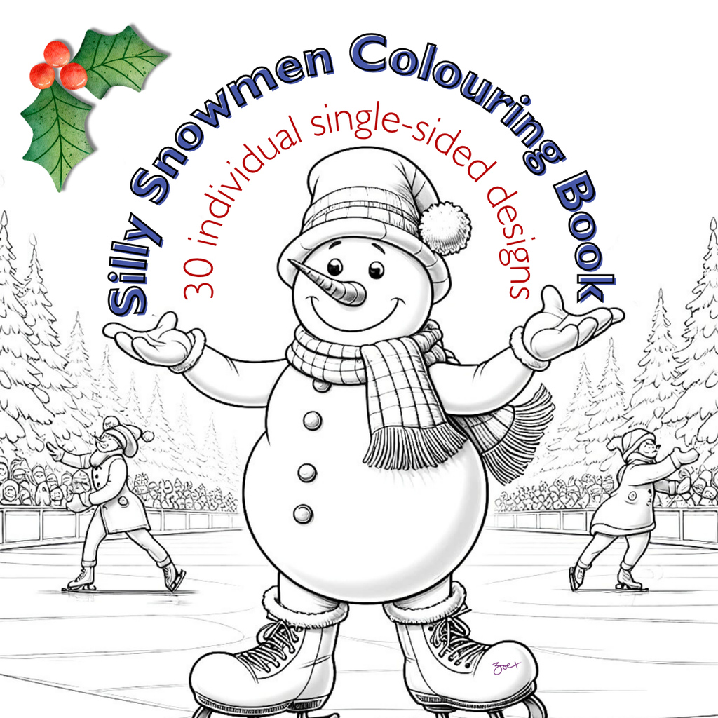 Silly Snowmen Colouring Book