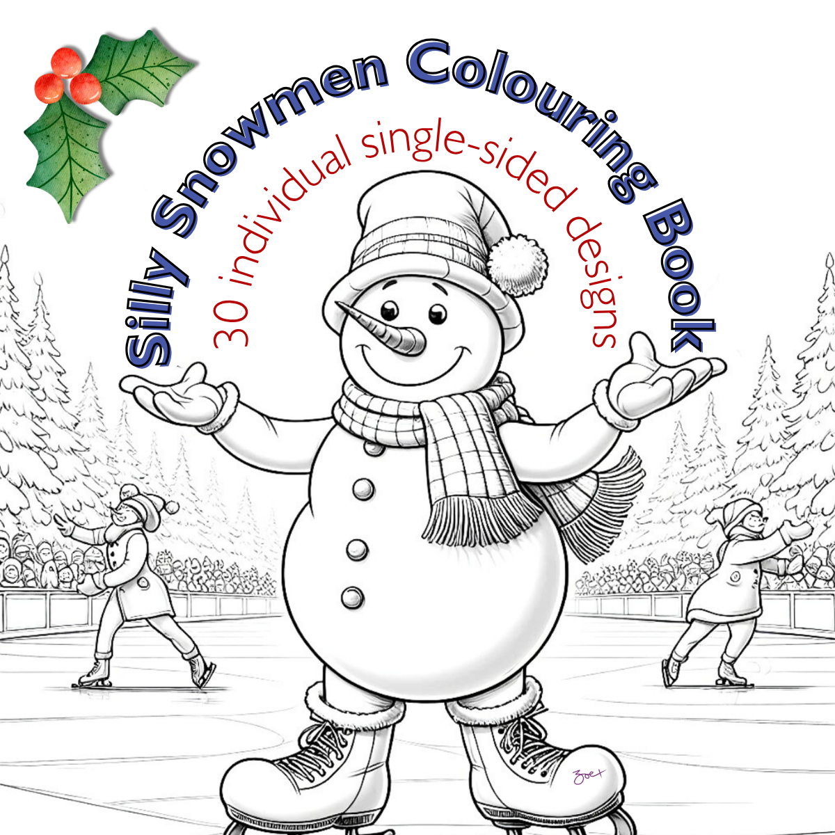 Silly Snowmen Colouring Book