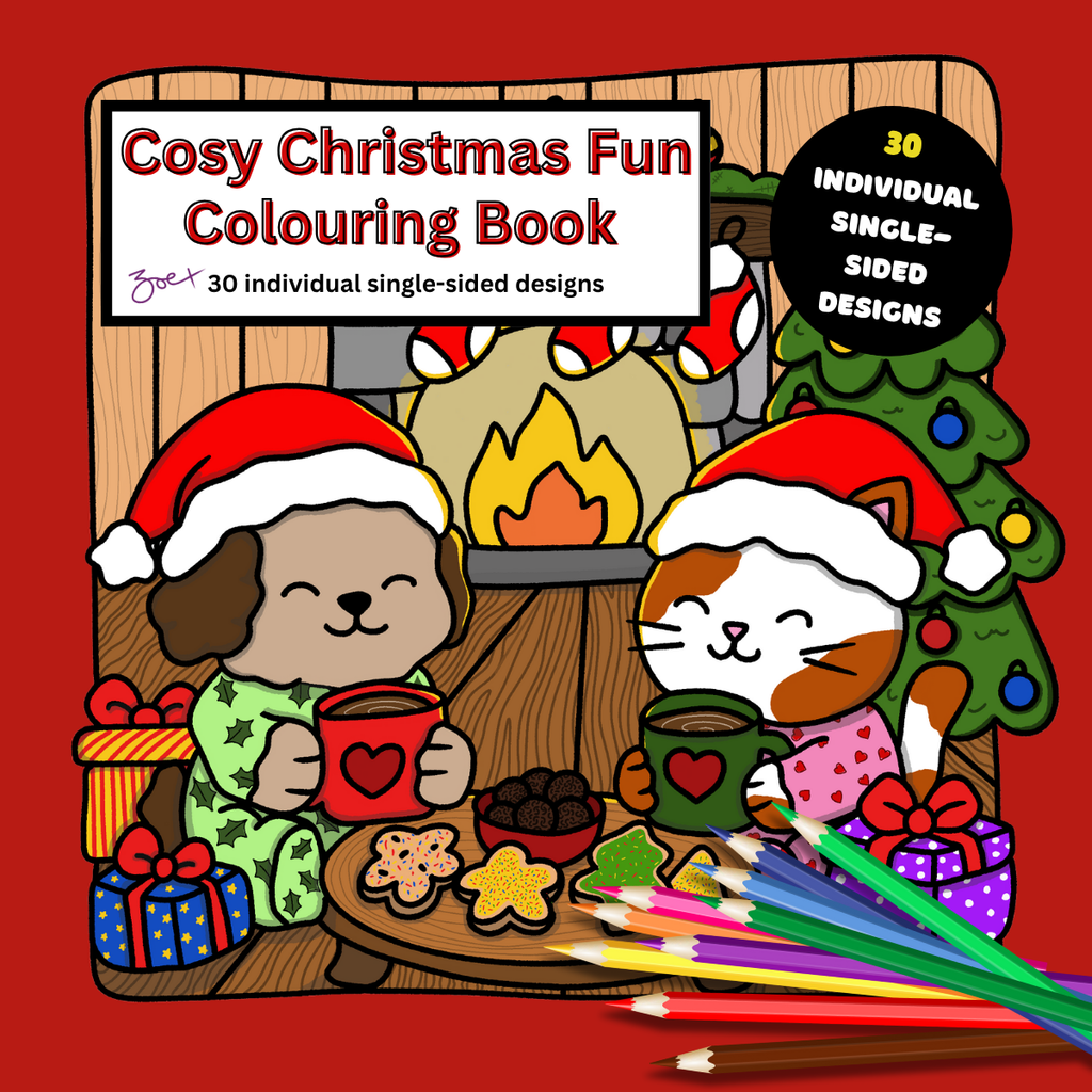 Cosy Christmas Fun Colouring Book