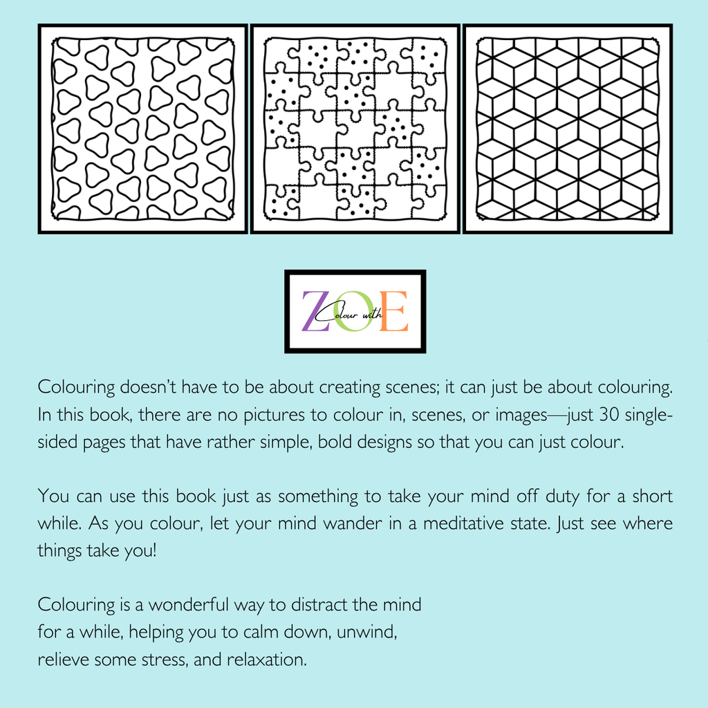 Cosy Patterns Colouring Book