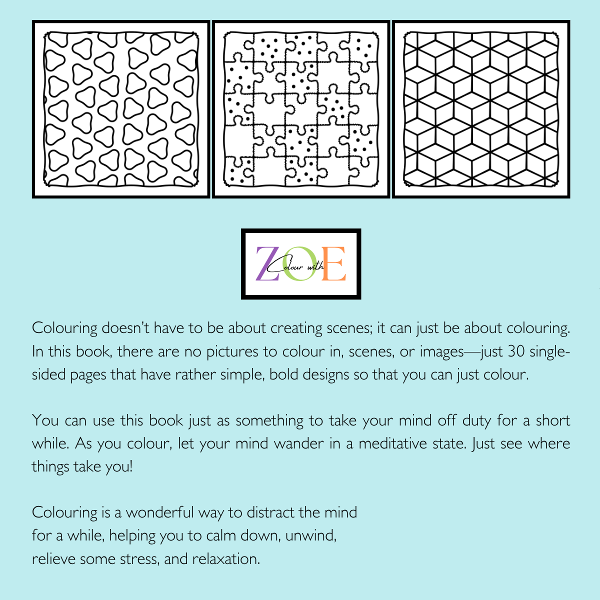 Cosy Patterns Colouring Book