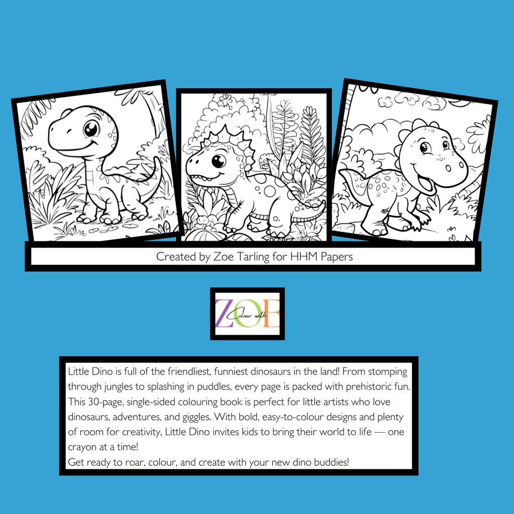 Little Dino Colouring Book