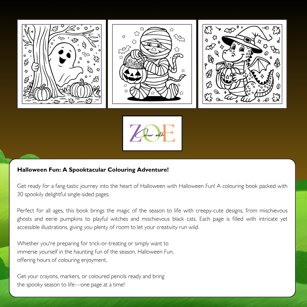 Halloween Fun! Colouring Book