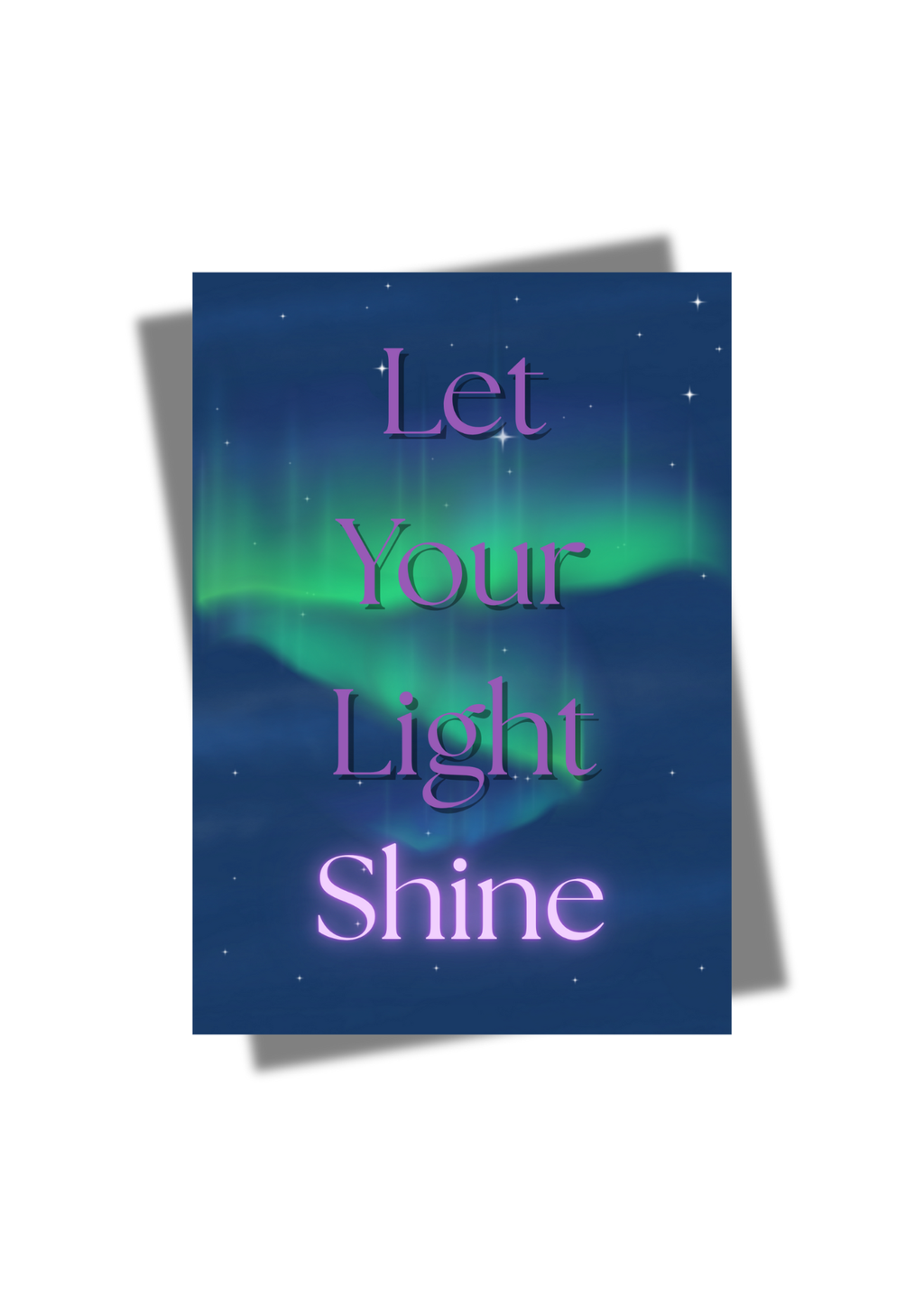 Let Your Light Shine Wall Print
