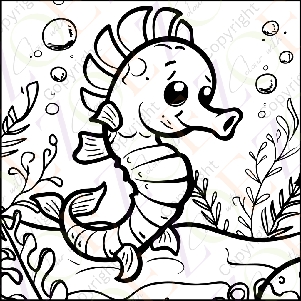 Under The Sea Colouring Book