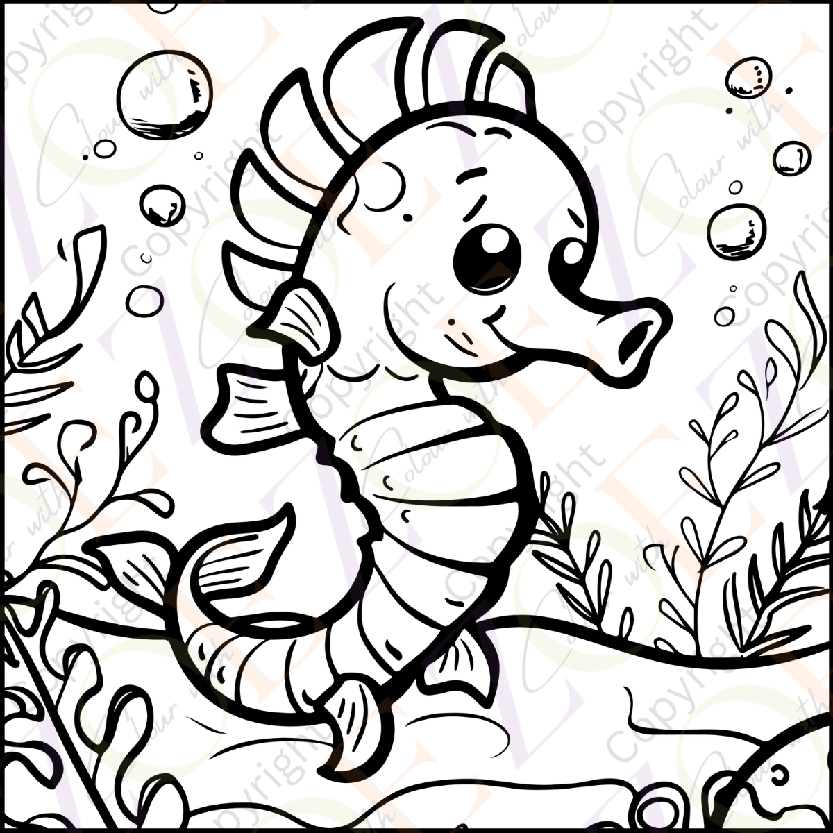 Under The Sea Colouring Book