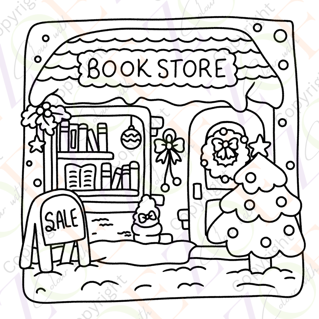 Cosy Christmas Fun Colouring Book