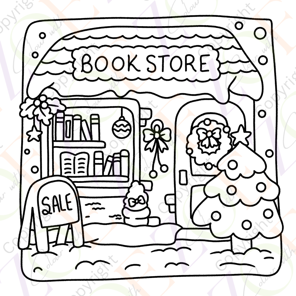 Cosy Christmas Fun Colouring Book