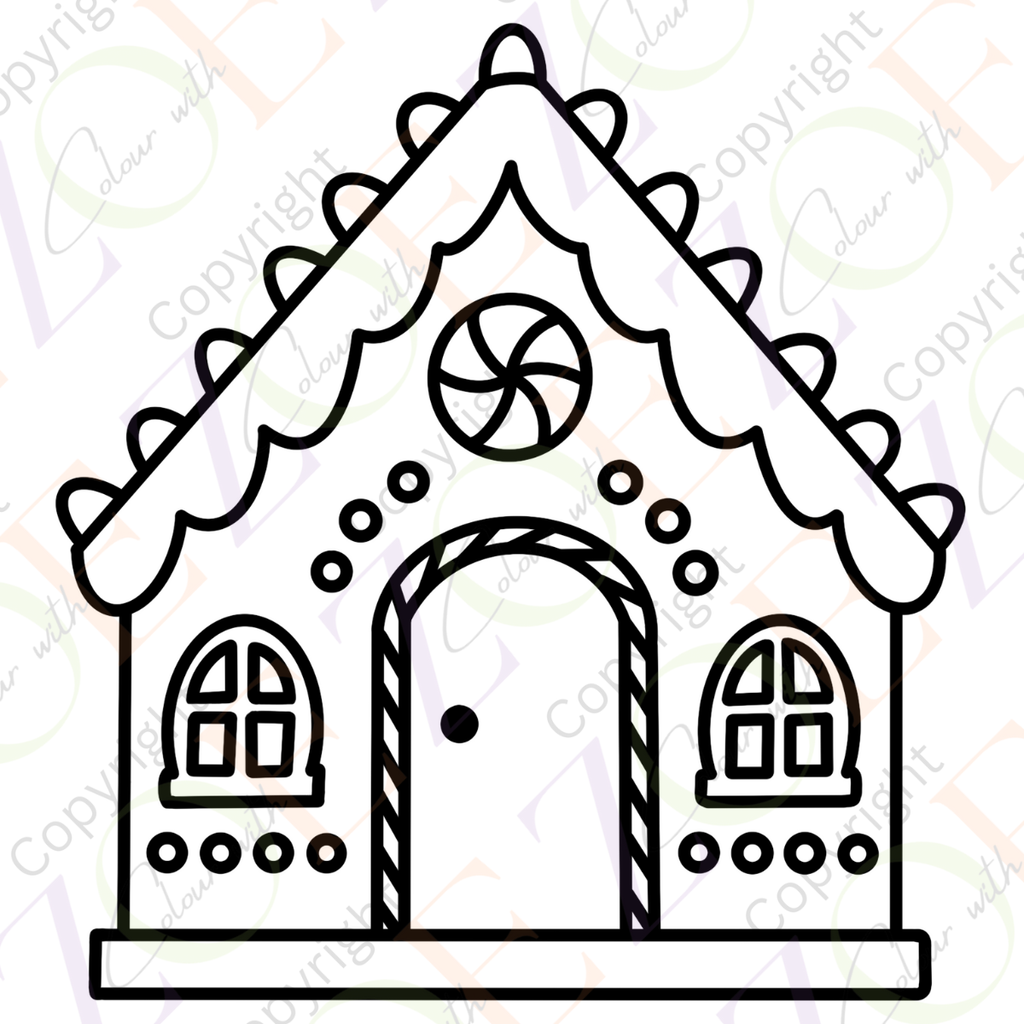 Advent Calendar Colouring Book