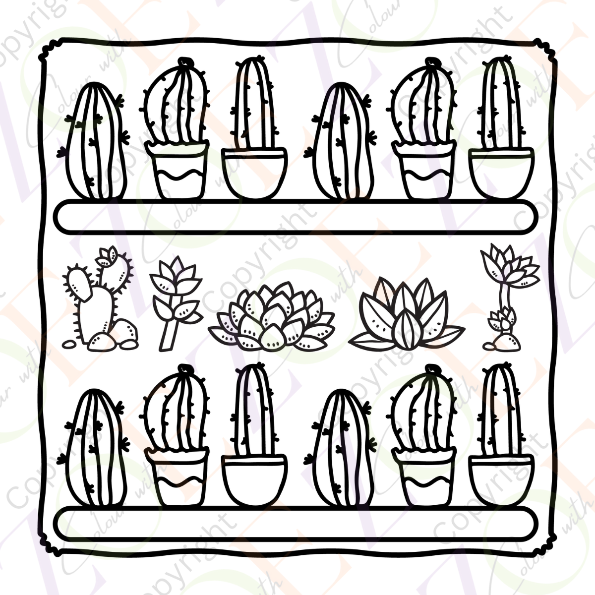 Cosy Patterns Colouring Book