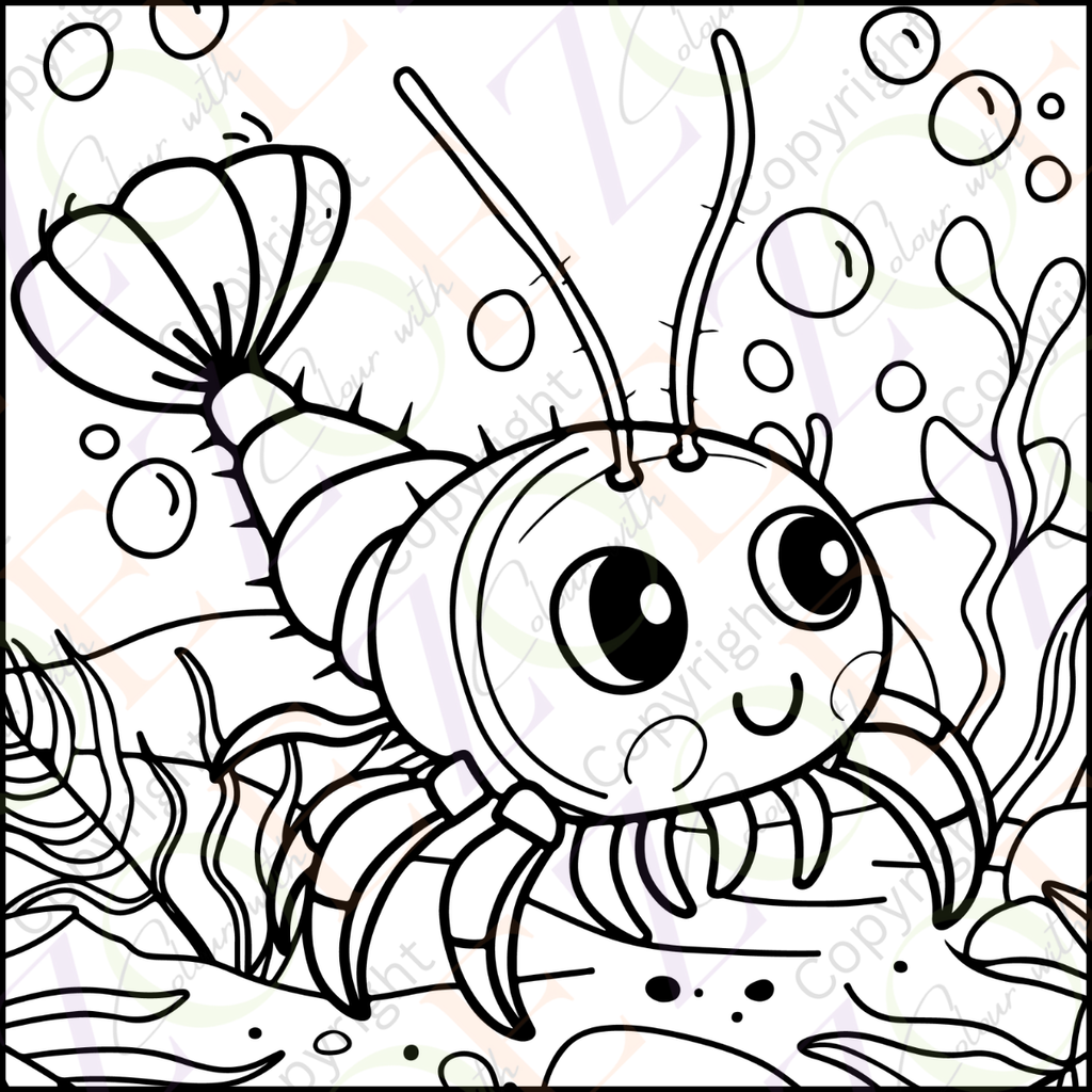 Under The Sea Colouring Book