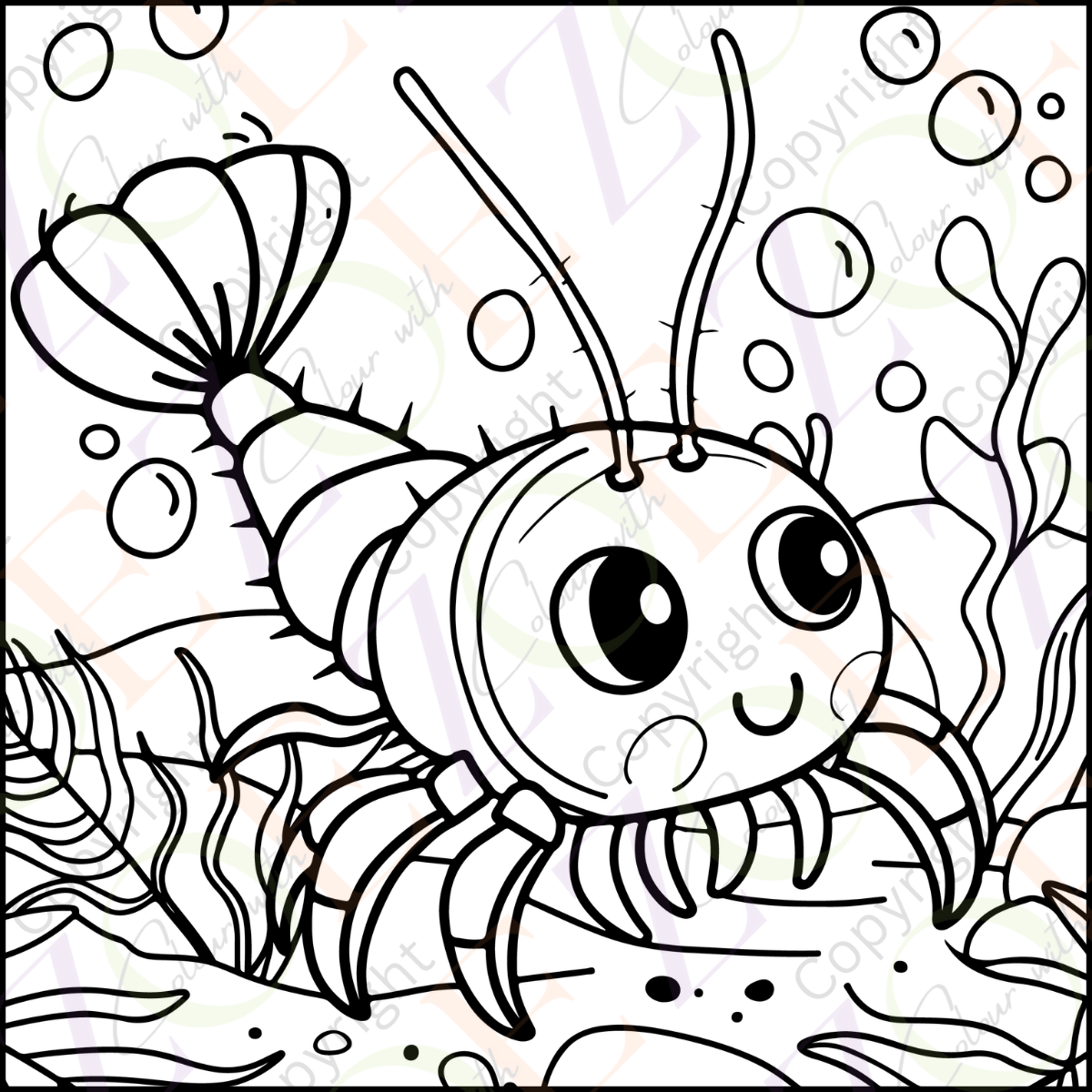 Under The Sea Colouring Book