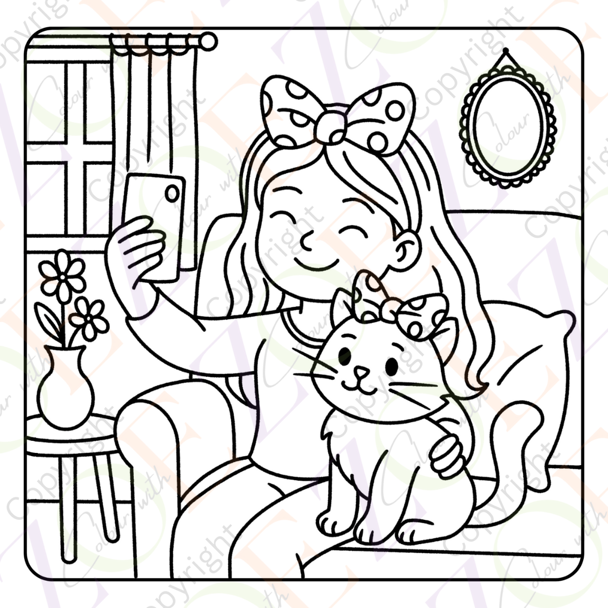 It's A Cat's Life Colouring Book