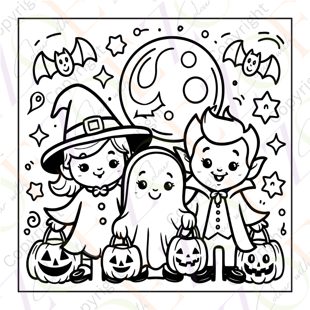 Halloween Fun! Colouring Book