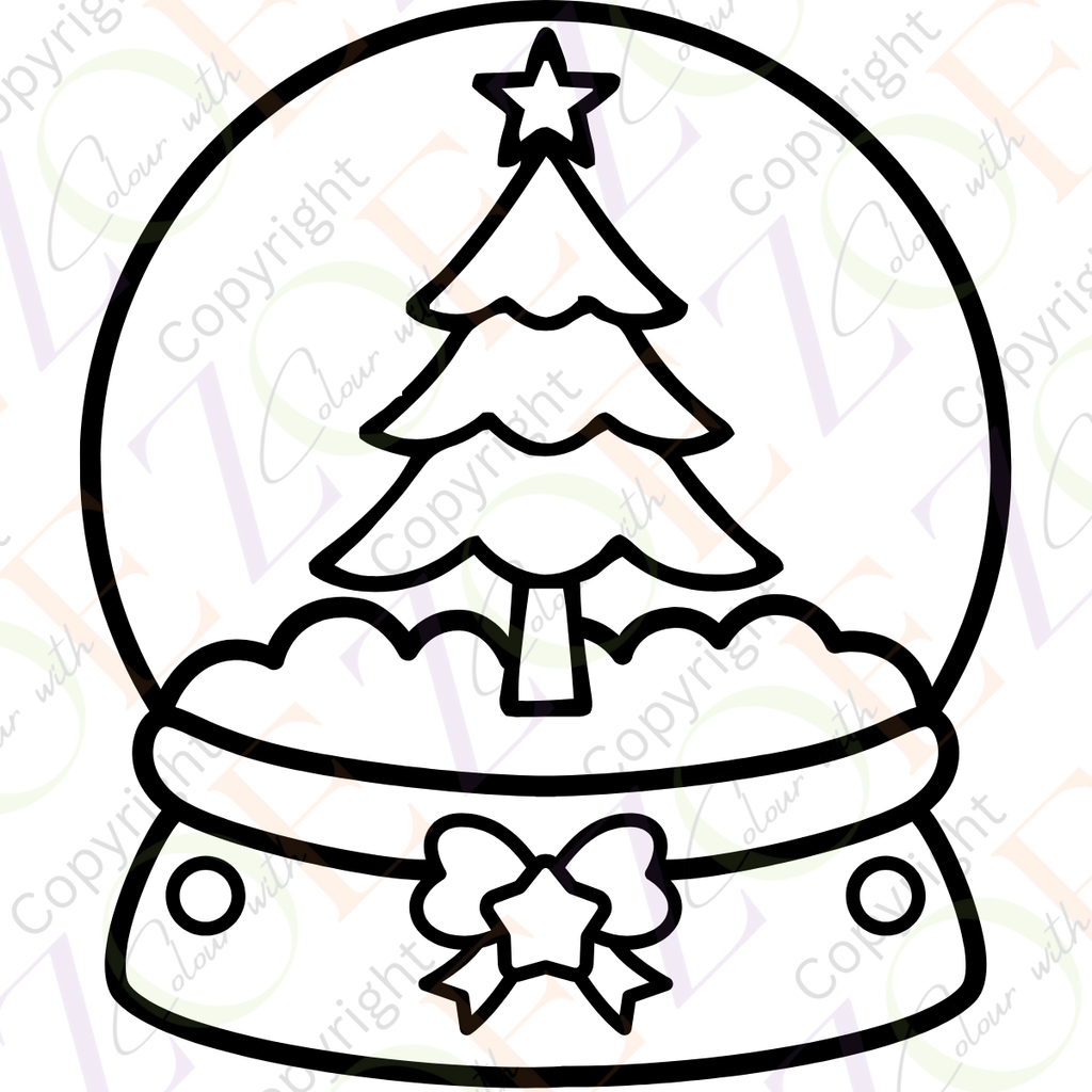 Advent Calendar Colouring Book