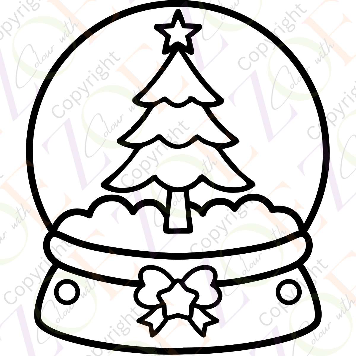 Advent Calendar Colouring Book