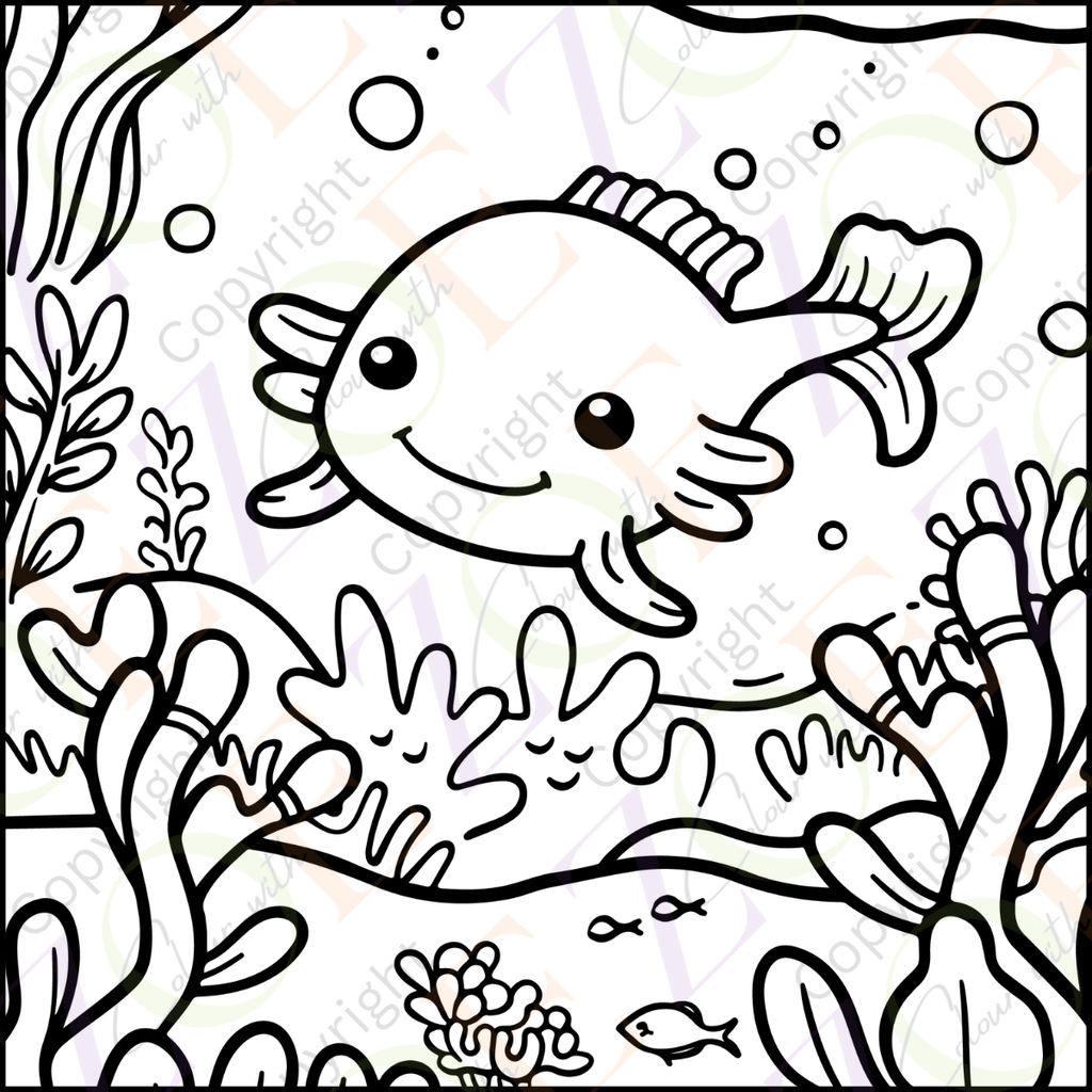 Under The Sea Colouring Book