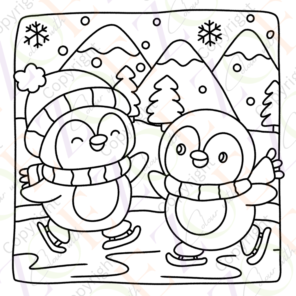 Cosy Christmas Fun Colouring Book