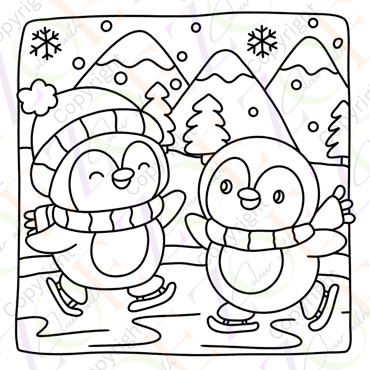 Cosy Christmas Fun Colouring Book
