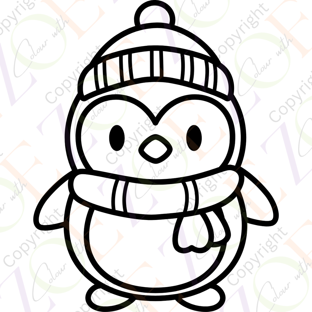 Advent Calendar Colouring Book