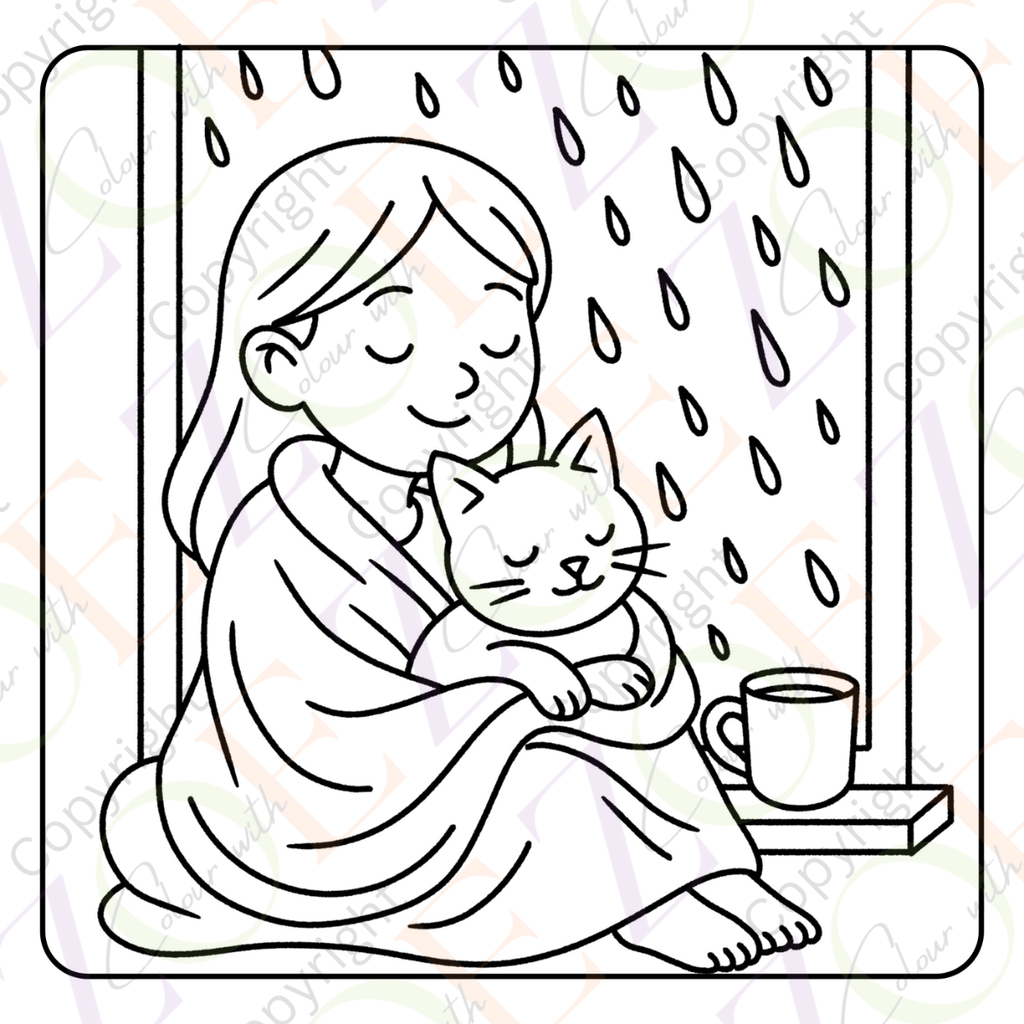 It's A Cat's Life Colouring Book