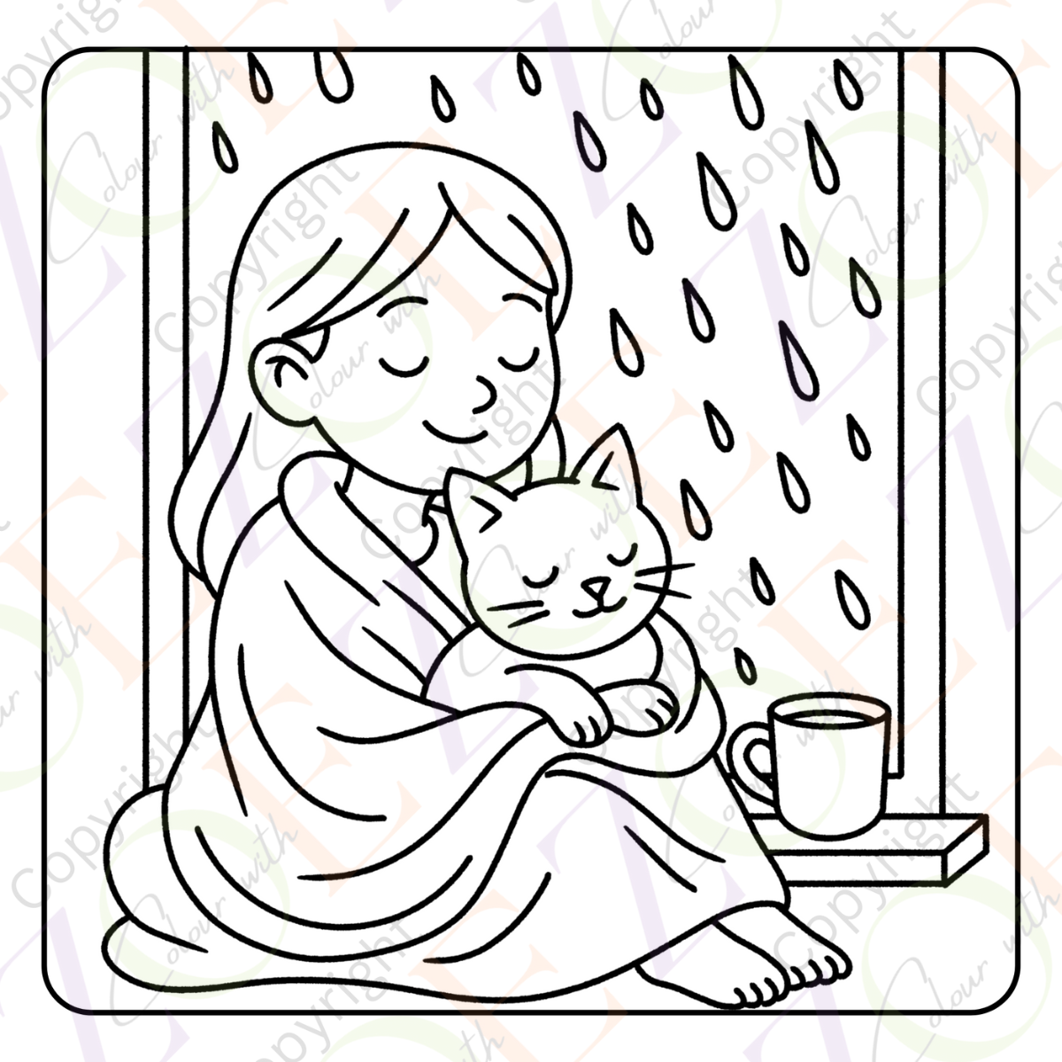 It's A Cat's Life Colouring Book