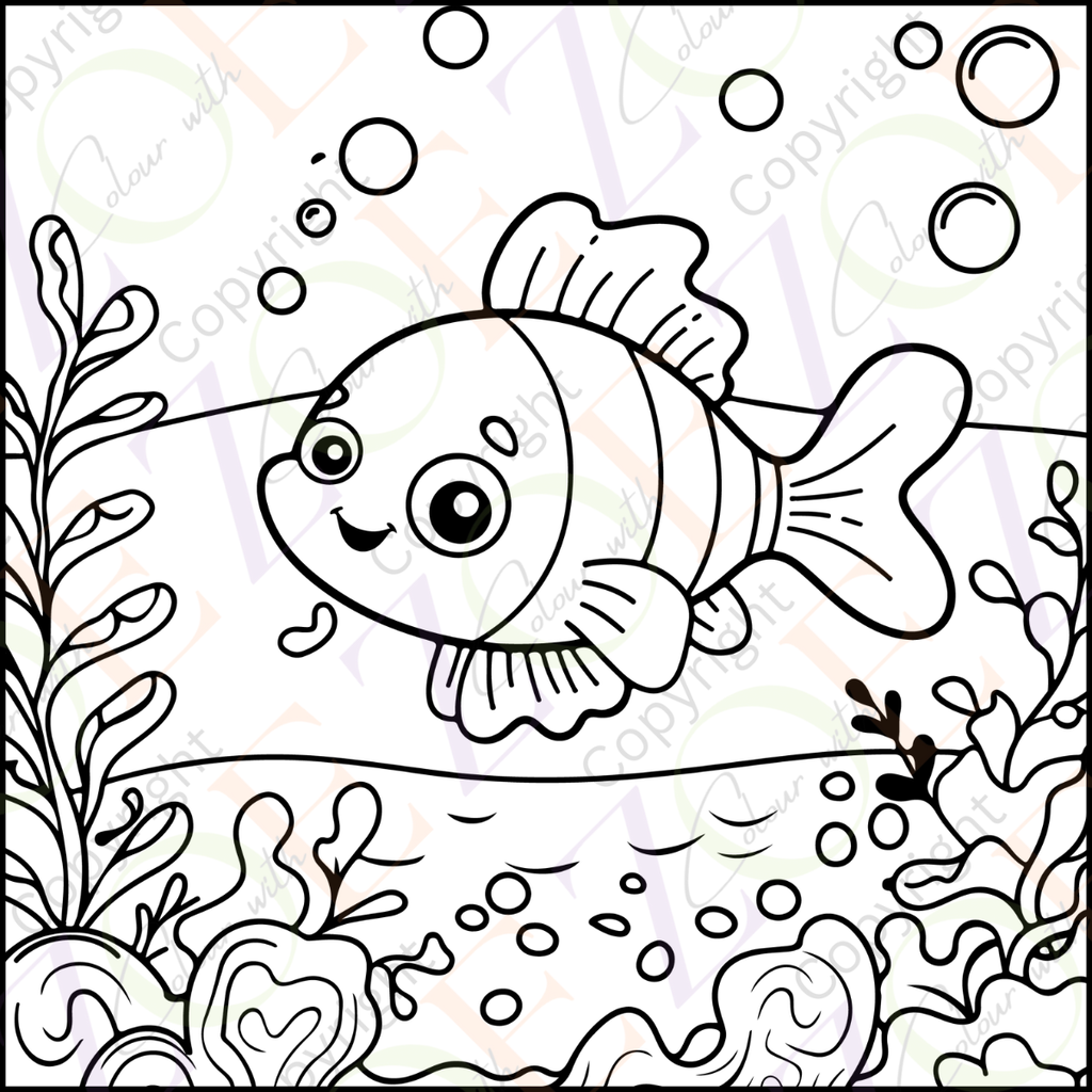 Under The Sea Colouring Book