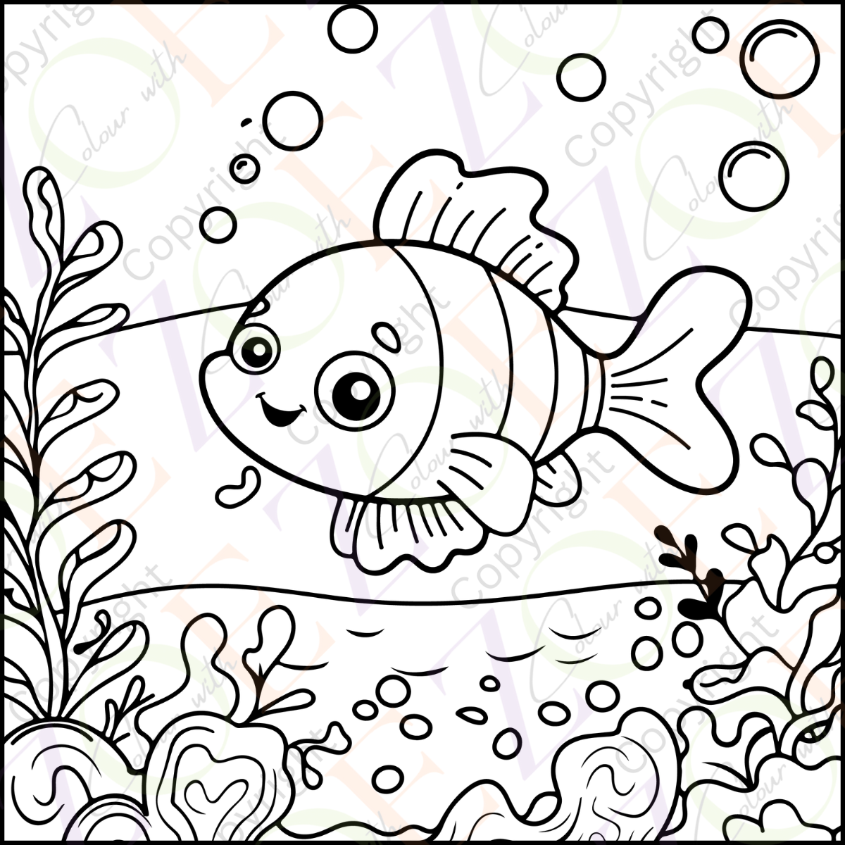 Under The Sea Colouring Book