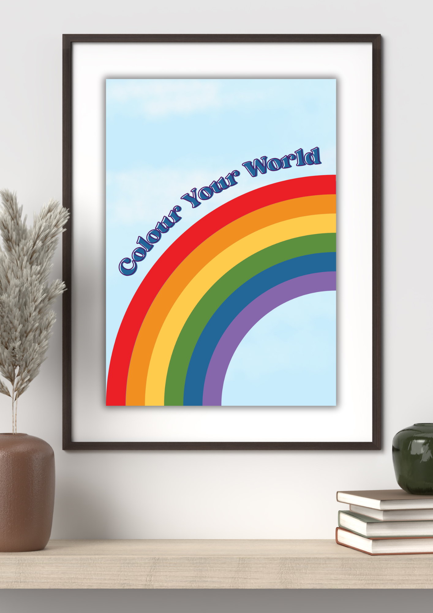 Colour Your World Wall Print
