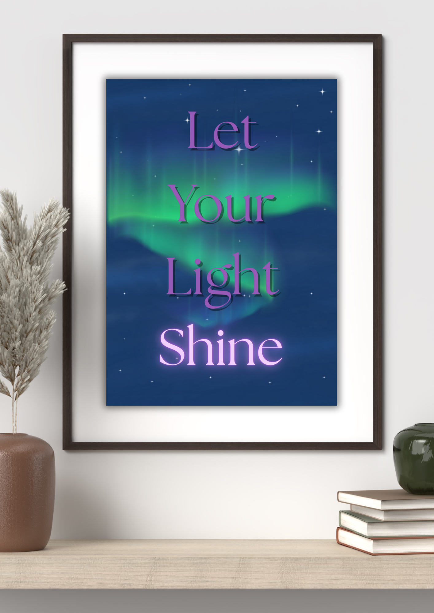 Let Your Light Shine Wall Print